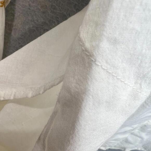 Johnny Was White *Vintage* Rosa Long Sleeve Tunic Blouse Womens S - Picture 8 of 11